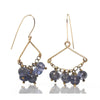 Iolite Earrings with Gold Filled Ear Wires