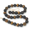 Tiger's Eye Smooth Rounds 12mm Strand