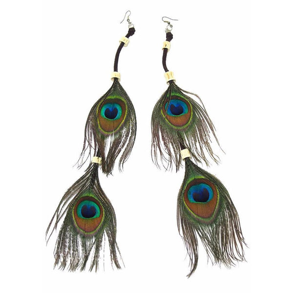 Double Peacock Earrings