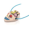 Hand Painted Skull Bead from Peru