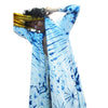 Tie Dye Kimono-Style Long Jacket Navy/White With Thai Printed Wrap Skirt Gold  7 EACH PIECE SOLD SEPARATELY