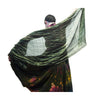 Tie Dye Parachute Skirt Green (worn as dress) With Thai 100% Silk Shawl 11 EACH PIECE SOLD SEPARATELY