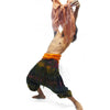 Tie Dye Harem Pant Green Sunset With Thai 100% Silk Shawls 18 EACH PIECE SOLD SEPARATELY