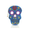 Painted Wooden Skull Ornament
