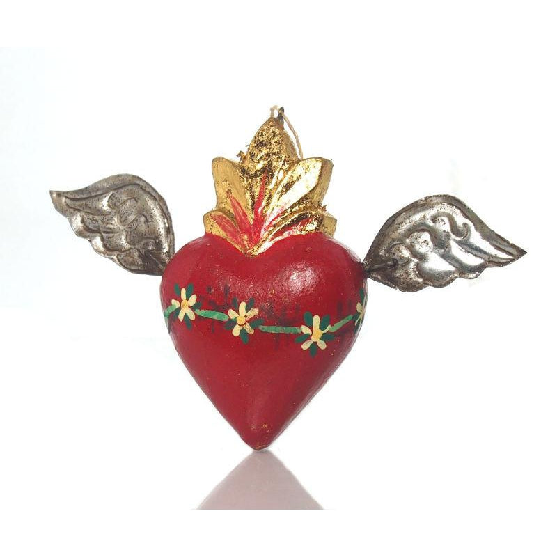 Winged Heart Ornament A