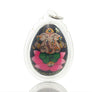 Ganesha "Phra Pi Khanet" Lotus Oval Thai Amulet -26