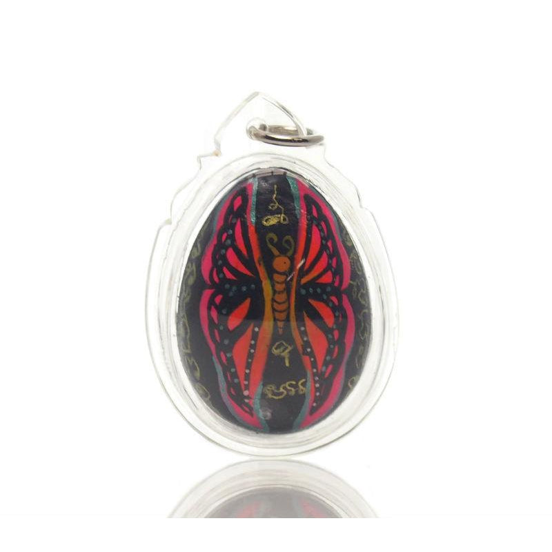 Phi Seua Butterfly Maha Sanae Charm Thai Amulet -43