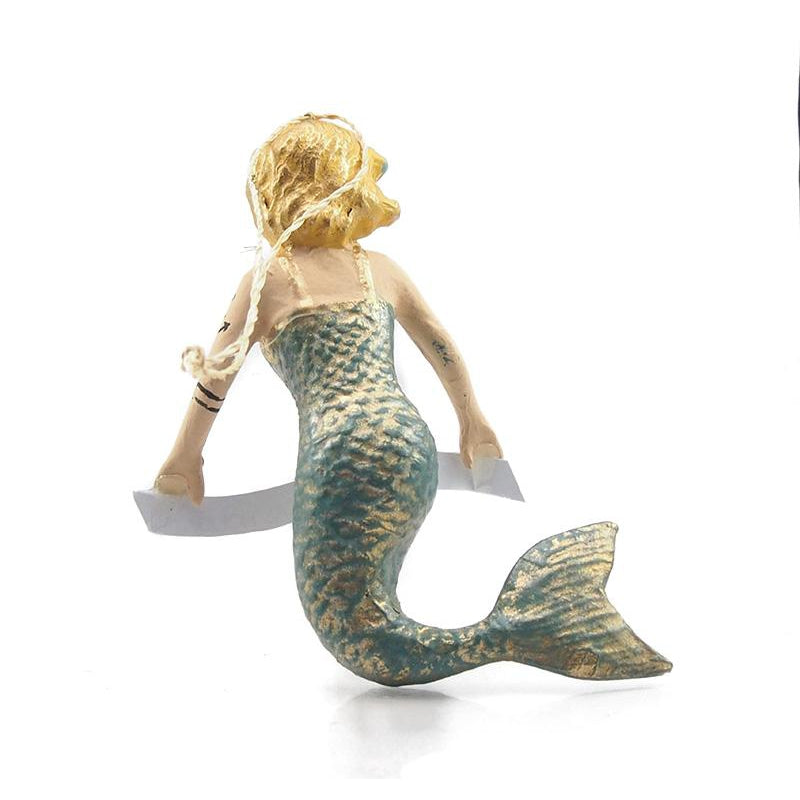 Mermaid "Wishing You a Magical Holiday" Ornament, A