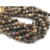 Moonstone Coffee Faceted Round 10mm Strand