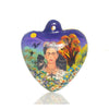 Painted Frida Kahlo Heart Ornament, A