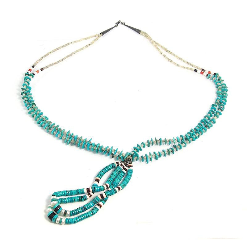 Native American Inspired Turquoise Necklace 2