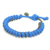 Nylon Parachute Cord Adjustable Bracelet Blue/Green