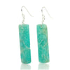 Amazonite Earrings with Sterling Silver French Ear Wires
