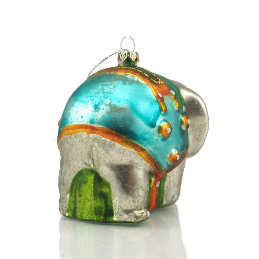 Elephant Glass Ornament Large