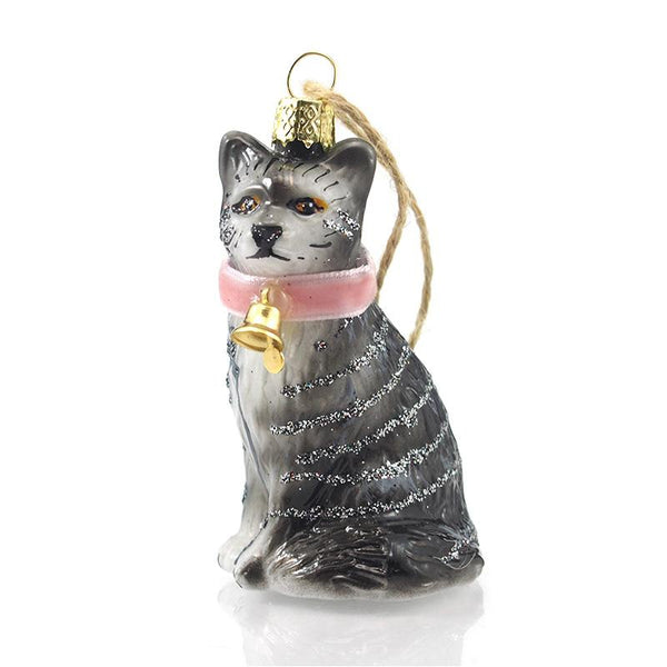 Kitten Glass Ornament, B