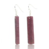 Lepidolite Earrings with Sterling Silver French Ear wires