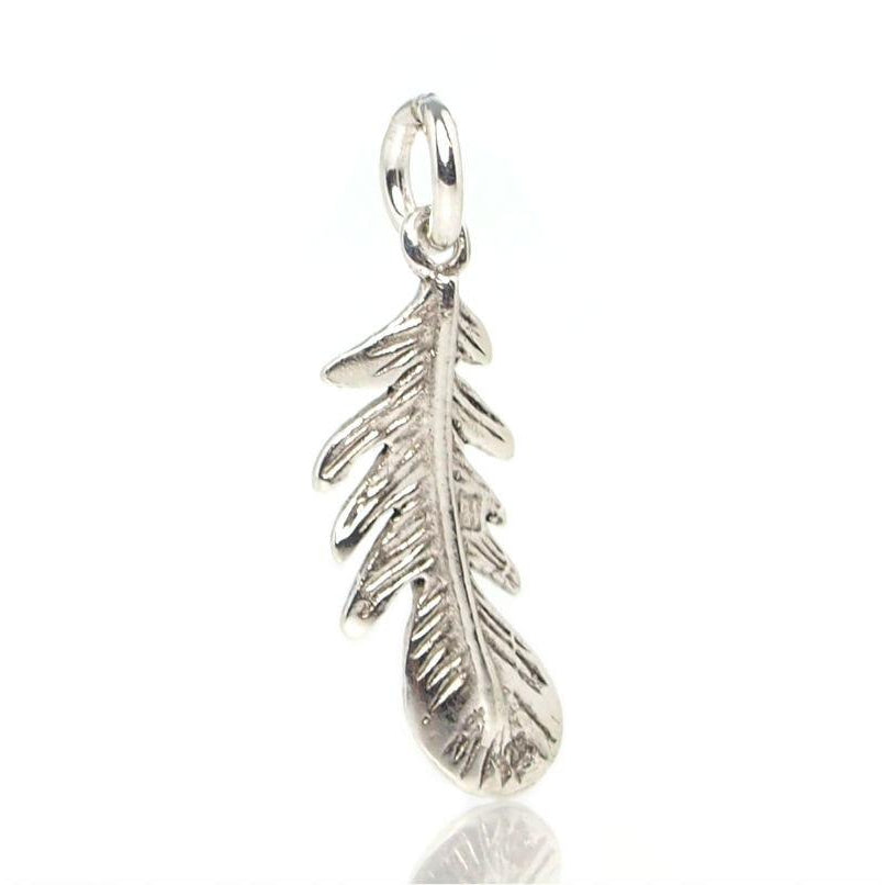 Sterling Silver Little Feather Pendant