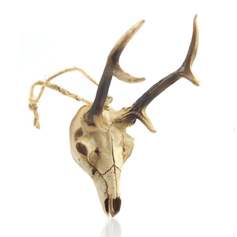 Resin Deer Skull Ornament