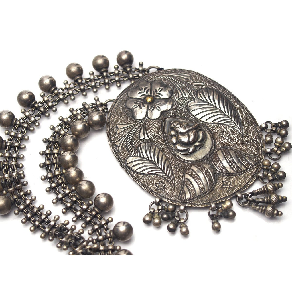 Ganesha Silver Talisman Necklace 2