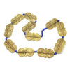 Baoule Authentic Hand Cast Brass Beads Necklace XL FIgure 8's