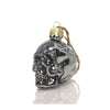 Glass Skull Ornament, Medium