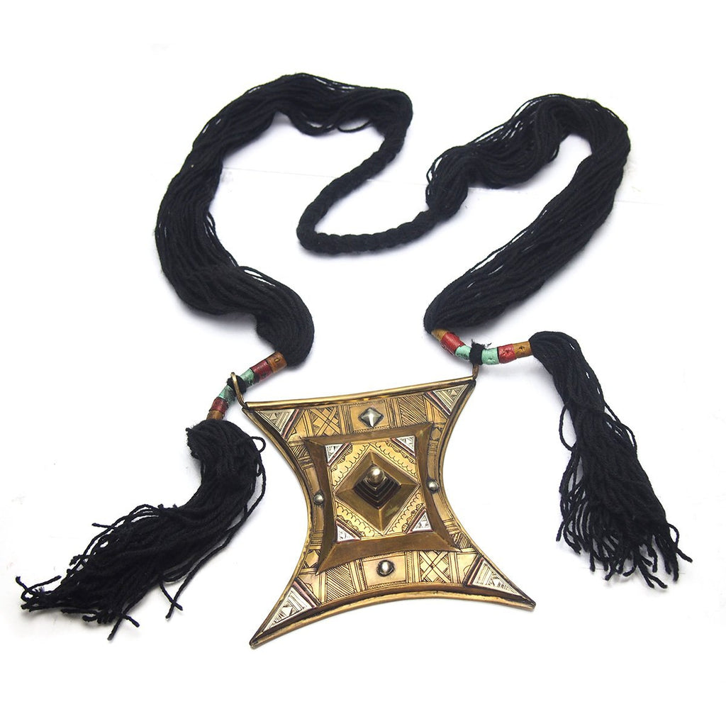Tuareg XL Brass Amulet, A