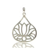 Sterling Silver Lotus Blossom Pendant