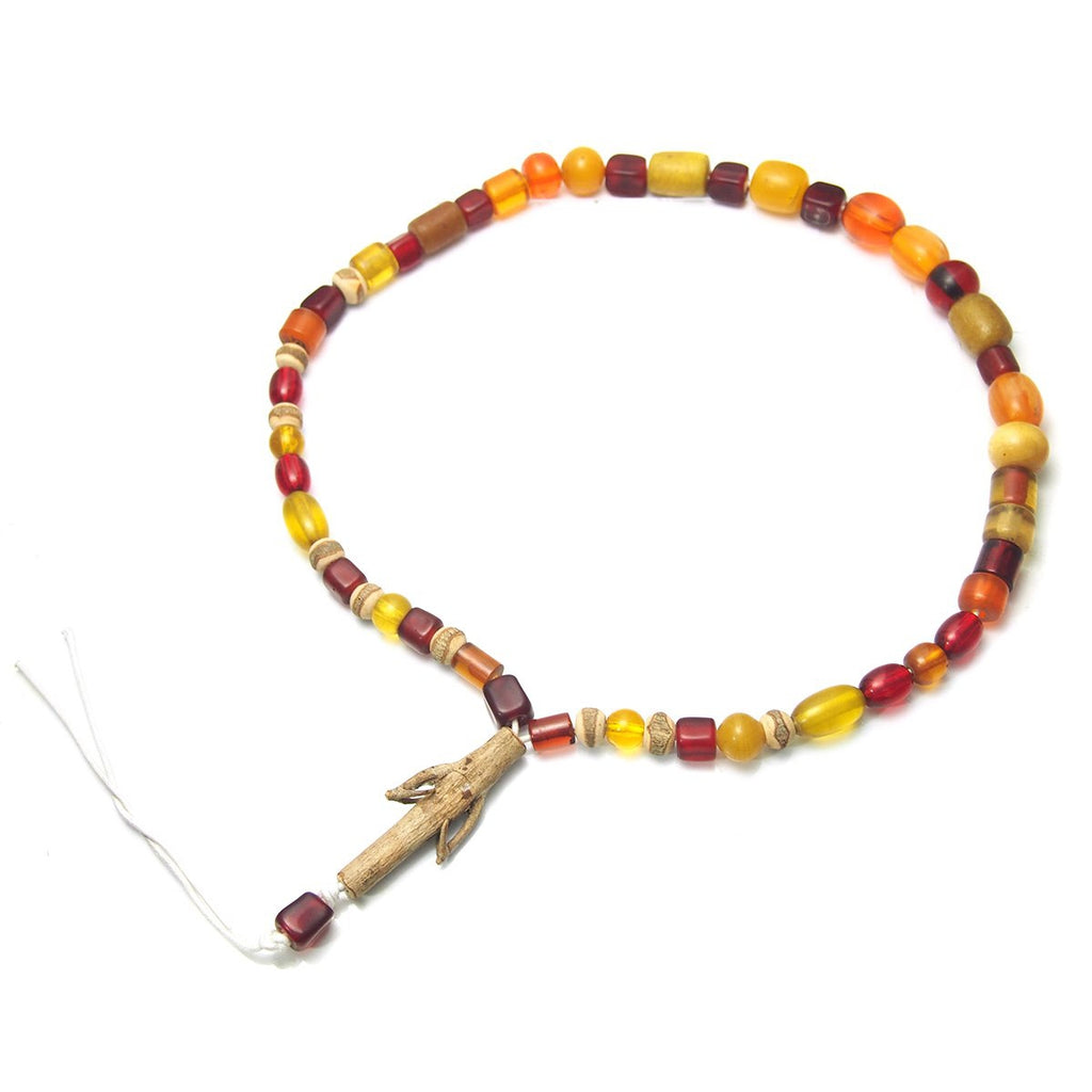 Nepali Plastic Resin "Amber" Beads