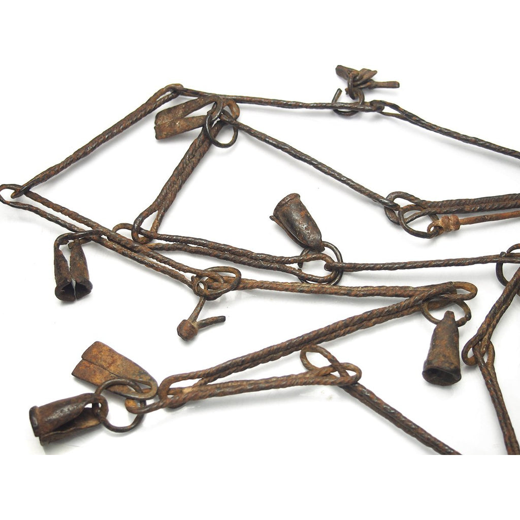 Dogon Blacksmith/ "Hogon" Antique Status Emblem Iron Necklaces A and B