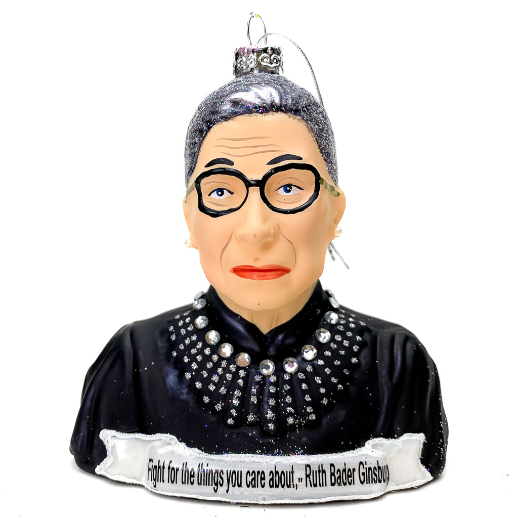 Honorable Ruth Bader Ginsburg Bust Ornament