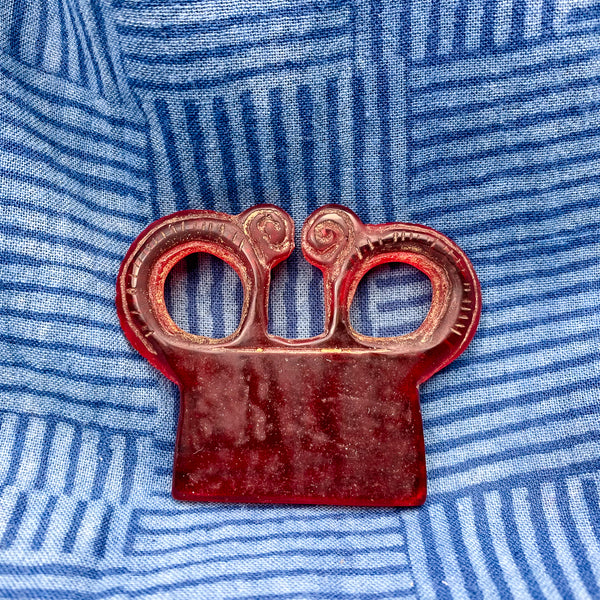 Spirit Lock Hand Carved Glass from Thailand
