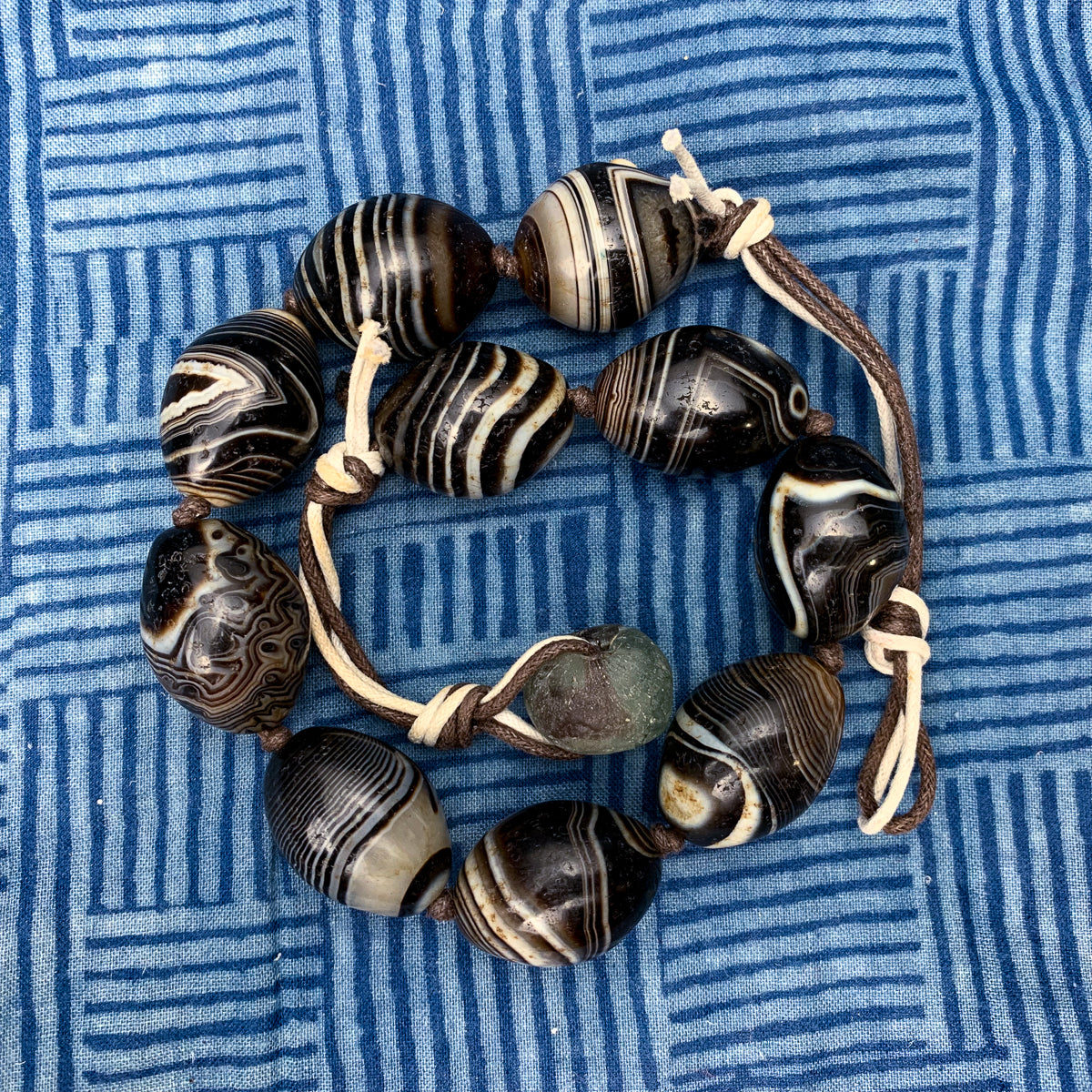 Beautiful Antique African Agate Beads #2