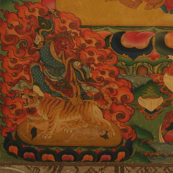 Mahakala & Buddha Thangka, Tibet #734