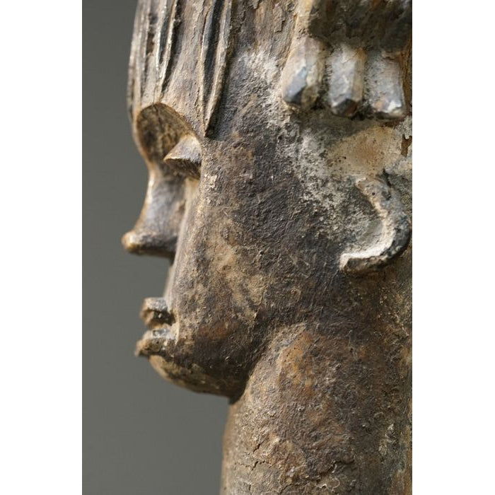 Urhobo Omo Ogun Warrior Ikenga Male Statue, Nigeria #896