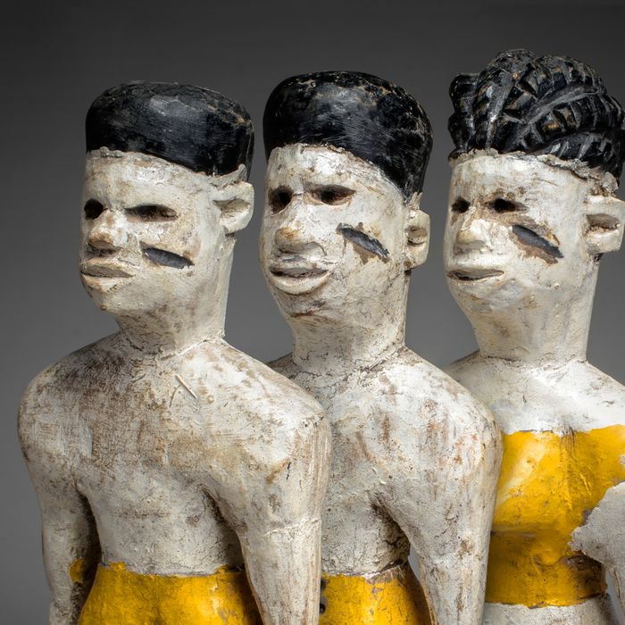 Fon Hohovi "Triplets" Memorial Figures, Benin / Togo #