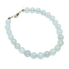 Aquamarine 7mm Bracelet With Sterling Silver Lobster Clasp