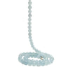 Aquamarine 6mm Necklace With Sterling Silver Trigger Clasp