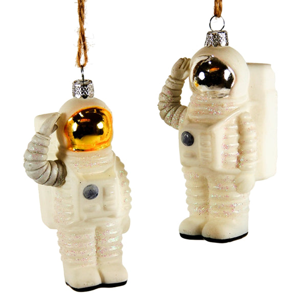 Saluting Astronaut Ornament