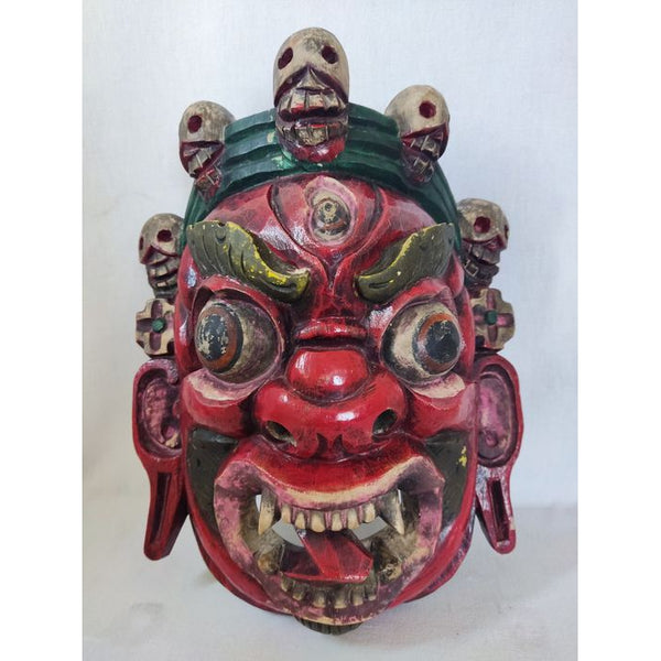 Mahakala #672 and Bhairab #673 Masks, Nepal