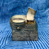 Elephant White Copper Mini Treasure  Box