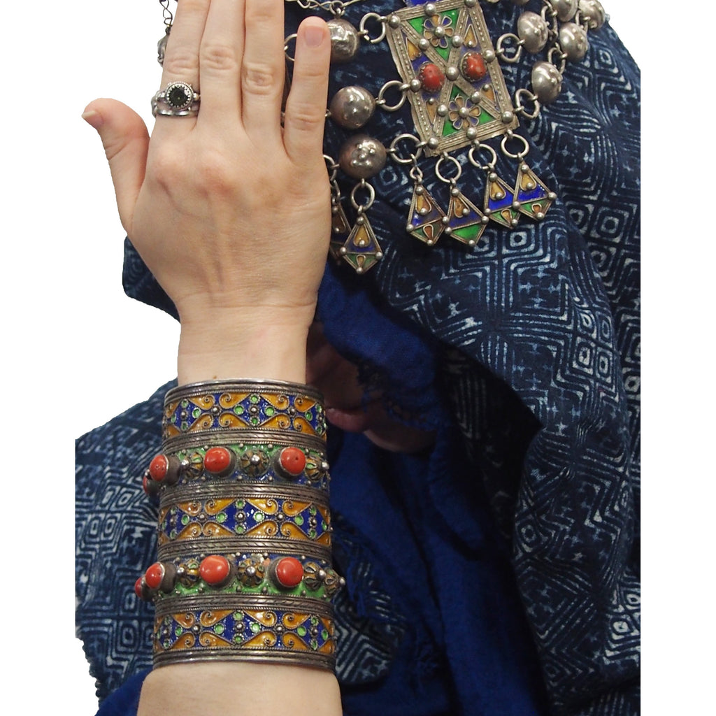 Stunning Afghani Lapis Bracelet | Jewelry | Mahakala Fine Arts