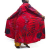 Tie Dye Kimono-Style Long Jacket Red With Thai Printed Fisherman Pant 5 EACH PIECE SOLD SEPARATELY