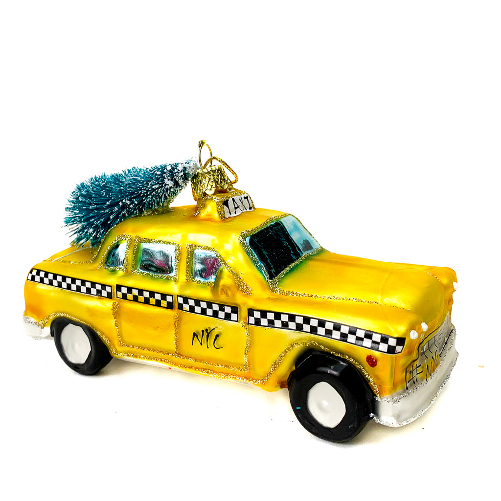 Holiday NYC Taxi Ornament