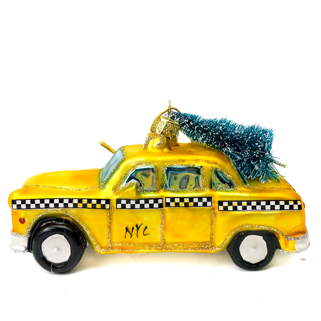 Holiday NYC Taxi Ornament