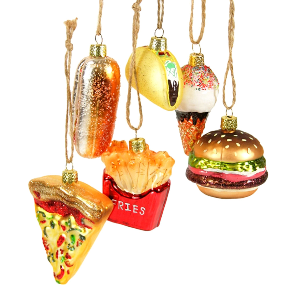 Bitty Junk Food Ornaments
