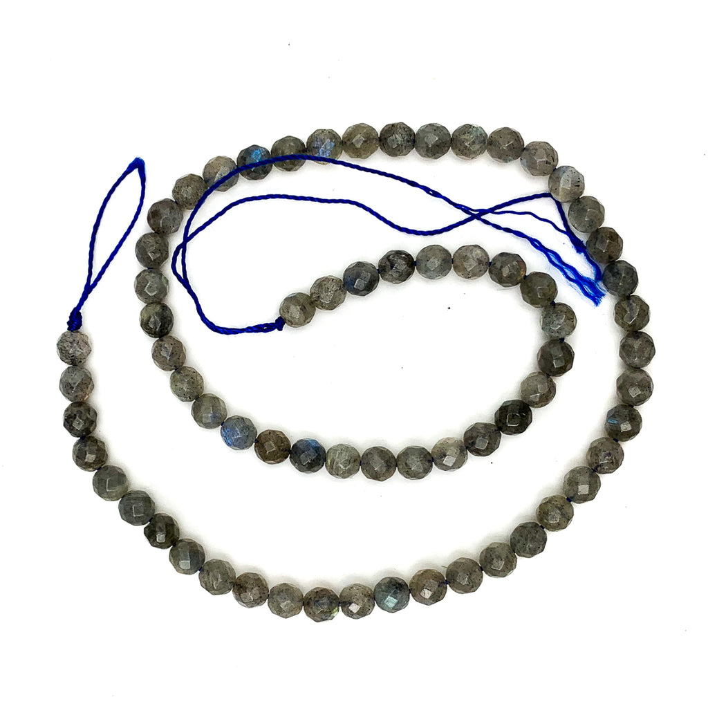 Labradorite 6mm Faceted Rounds