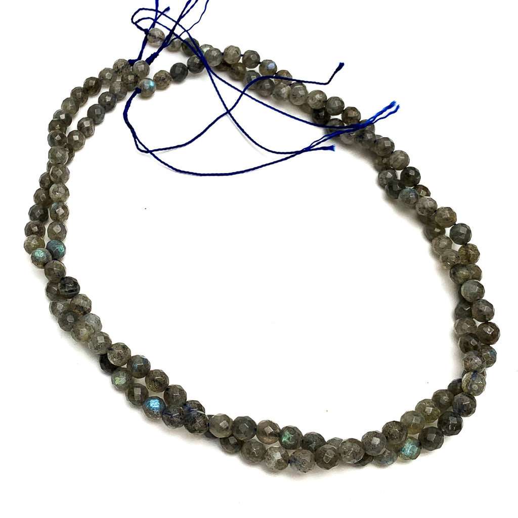 Labradorite 6mm Faceted Rounds