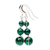 Malachite Earrings With Gold-Filled French Earwires
