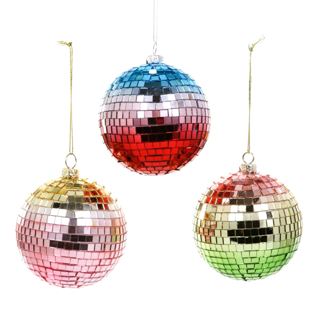 Rainbow Disco Ball (Medium) Ornament