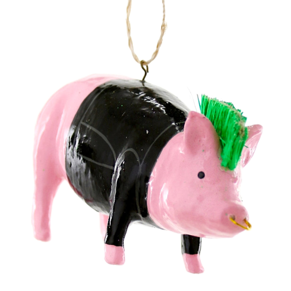 Sid Delicious Punky Pig Ornament